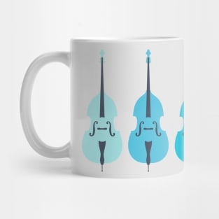 Trio of Double Bass Blues Mug